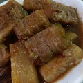 あんころ0212's cooksnap of when they made 大根の豚バラ巻き☆あっという間に角煮風☆.