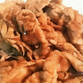 chieko333's cooksnap of when they made 豚肉の蒲焼のタレ炒め丼！.