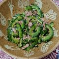 カバゴン's cooksnap of when they made ゴーヤとツナのさっぱりぽん酢あえ.
