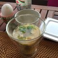 テッシュウ's cooksnap of when they made セロリの葉とたまごのスープ.