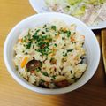 さくらんぼ♡もも's cooksnap of when they made しっかり味の！きのこ×3炊き込みご飯＊.