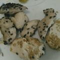せつせつせつ's cooksnap of when they made 離乳食に。超簡単☆手づかみごまささみ焼き.