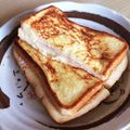 take♪aki♪'s cooksnap of when they made クロックムッシュ風フレンチトースト♪.