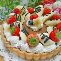 かおりかざり's cooksnap of when they made チョコバナナプリンタルト.