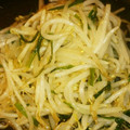 湊ひぃろ's cooksnap of when they made ニラともやしの胡麻和え☆簡単☆混ぜ混ぜ☆.