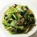 カヘルさん's cooksnap of when they made ターサイとベーコンのシンプル炒め.