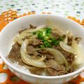 赤い電話's cooksnap of when they made 簡単☆一人暮らし女子の牛丼.