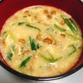 くうもん's cooksnap of when they made ♡にらたま＆なめこのお味噌汁♡.