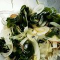 舞鶴JAMBO's cooksnap of when they made みょうがとワカメと玉葱のポン酢和え.