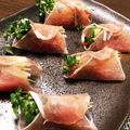 Ｒara's cooksnap of when they made ブロッコリースプラウトの生ハム巻き☆.