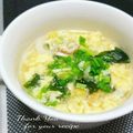 inyako's cooksnap of when they made コーンと卵の中華スープ.
