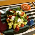 komutatata's cooksnap of when they made 簡単♪バジルクリームのカプレーゼニョッキ.