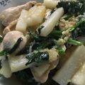 Kisenchan's cooksnap of when they made 鶏むねと✿長いもの✿ねぎだれ✿炒め.