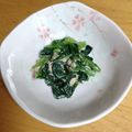ankoco's cooksnap of when they made 簡単♪小松菜のツナサラダ♥.