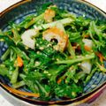 yummy?'s cooksnap of when they made 水菜のゴマだれサラダ.