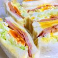omayo's cooksnap of when they made 春キャベツと目玉焼きのサンドイッチ.