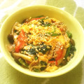 えれぼん's cooksnap of when they made ゴマ油香る❤ほうれん草＆かにカマの卵とじ.