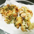 りょうびん's cooksnap of when they made 新玉ねぎとエビのかき揚げのっけ弁当.