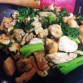 ぽんぽこ2486's cooksnap of when they made 鳥胸肉と油揚げの甘辛炒め.