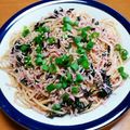 クックY08S17☆'s cooksnap of when they made ビーツの葉としらすのパスタ♪.