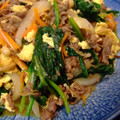 RX78-Ⅲ's cooksnap of when they made 野菜にお肉に卵！ほうれん草と牛肉の卵とじ.