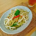 くんぼうまま's cooksnap of when they made うど好きに贈る！ うどのエスニックうどん.