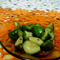 赤い電話's cooksnap of when they made 簡単 我が家のやみつききゅうり.