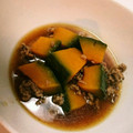 lonly初心者's cooksnap of when they made 和食 簡単 かぼちゃの そぼろあんかけ.
