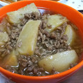 †がちゃぴん†'s cooksnap of when they made 簡単！特大かぶのそぼろ煮.