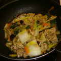 nuts703's cooksnap of when they made 豚肉と白菜の甘辛炒め.