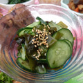 もりあん農園's cooksnap of when they made 簡単♪わかめときゅうりの酢の物.