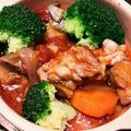 エプロンきよ葉's cooksnap of when they made ★炊飯器で★チキンのトマト煮.