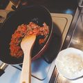 だむろく's cooksnap of when they made 台湾ミンチ.