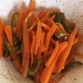 はに333's cooksnap of when they made 作り置き！ニンジンとピーマンの煮浸し.