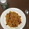 みどりの風。's cooksnap of when they made 簡単★ジャンバラヤ風炒飯★.