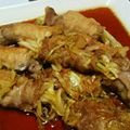 mi_lu224's cooksnap of when they made キャベツが主役？！ロールしょうが焼き♪.