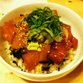 南おけいはん's cooksnap of when they made 簡単 旨漬けタレマグロの漬け丼.