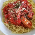 あさここなっつ's cooksnap of when they made さば缶とトマト缶で♪栄養満点簡単パスタ.