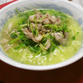 ともこキッチン's cooksnap of when they made 豚肉と豆苗の生姜焼き風塩とんこつラーメン.