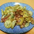 料理好き独身男子's cooksnap of when they made ＊長芋とベーコンのバターポン酢炒め＊.
