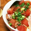 よしみるく's cooksnap of when they made マグロの漬け　ゴマ風味♪.
