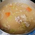 クックM7YXSD☆'s cooksnap of when they made 冷蔵庫掃除にも☆余り野菜でお手軽豚汁.