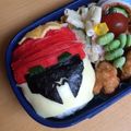 花楓mama's cooksnap of when they made 幼稚園キャラ弁☆ジュウオウゴリラ.