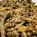 mana839069's cooksnap of when they made 牛肉・ごぼう・舞茸のしぐれ煮.