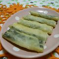 赤い電話's cooksnap of when they made サクウマおつまみ海苔チーズ春巻き.