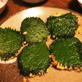 karenkiho's cooksnap of when they made 鮭缶と豆腐で　シソ香るおやき.