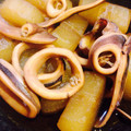 ぼんぼん三毛猫's cooksnap of when they made いかと大根の煮物.