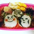 バルタンママ's cooksnap of when they made 「LINEムーン」キャラ弁.