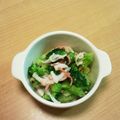 シナモシナモ's cooksnap of when they made レンジで簡単☆ブロッコリーのカニかま餡。.