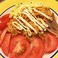 USstudent's cooksnap of when they made 辛ラーメンで冷麺！.